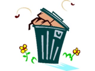 Sticker Custom Preview Image #076816 Household Cleaning Trash Can41