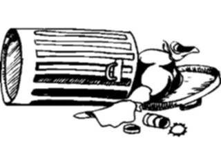 Sticker Custom Preview Image #076818 Household Cleaning Trash Can43