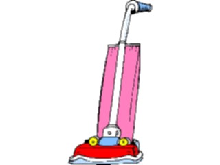 Sticker Custom Preview Image #076857 Household Cleaning Vacuum Cartoon