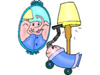 Sticker Custom Preview Image #076858 Household Cleaning Vacuum Elephant