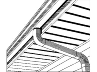 Sticker Custom Preview Image #077013 Household Home Improvement Gutter Downspout1