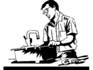 Sticker Custom Preview Image #077043 Household Home Improvement Installing Sink