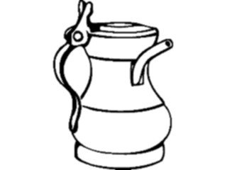 Sticker Custom Preview Image #077307 Household Kitchen Coffee Pot01