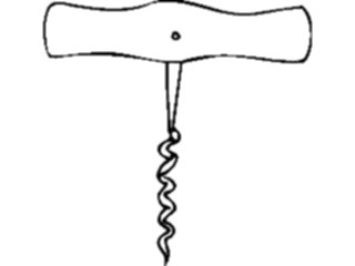 Sticker Custom Preview Image #077384 Household Kitchen Corkscrew04