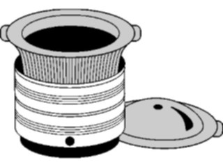 Sticker Custom Preview Image #077400 Household Kitchen Crock Pot1