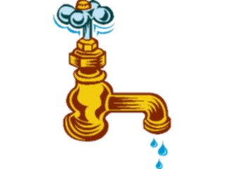 Sticker Custom Preview Image #077446 Household Kitchen Faucet Dripping