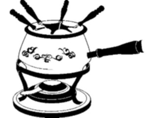 Sticker Custom Preview Image #077451 Household Kitchen Fondue Pot2