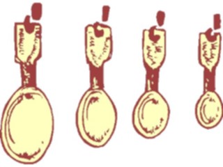 Sticker Custom Preview Image #077638 Household Kitchen Measuring Spoons1