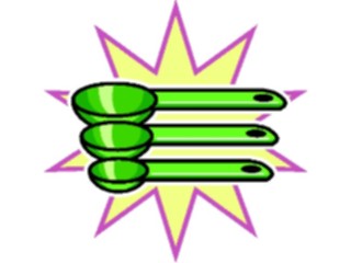 Sticker Custom Preview Image #077639 Household Kitchen Measuring Spoons2