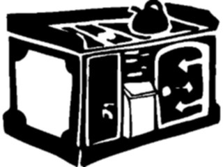 Sticker Custom Preview Image #077834 Household Kitchen Range Antique2