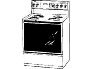 Sticker Custom Preview Image #077836 Household Kitchen Range Electric01