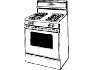 Sticker Custom Preview Image #077858 Household Kitchen Range Gas2
