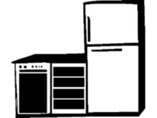 Sticker Custom Preview Image #077890 Household Kitchen Refrigerator Dishwasher