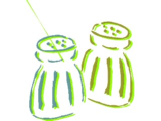 Sticker Custom Preview Image #077932 Household Kitchen Salt Pepper Shakers05
