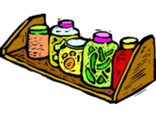 Sticker Custom Preview Image #078005 Household Kitchen Spice Rack2