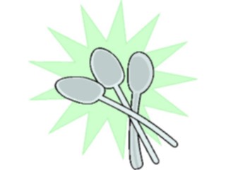 Sticker Custom Preview Image #078016 Household Kitchen Spoons