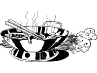 Sticker Custom Preview Image #078168 Household Kitchen Wok1