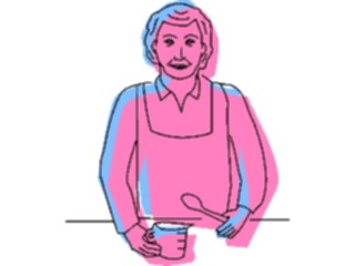 Sticker Custom Preview Image #078176 Household Kitchen Womanin Kitchen2