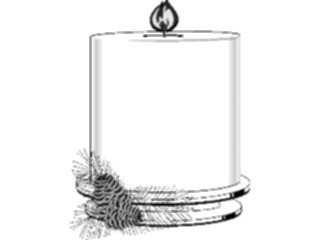 Sticker Custom Preview Image #078352 Household Lighting Candle Frame1
