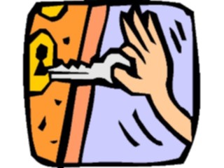 Sticker Custom Preview Image #078676 Household Locks Keys Keyin Door