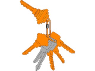 Sticker Custom Preview Image #078682 Household Locks Keys Keys02