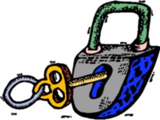 Sticker Custom Preview Image #078749 Household Locks Keys Padlock Key3