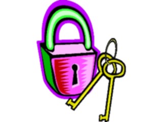 Sticker Custom Preview Image #078750 Household Locks Keys Padlock Key4