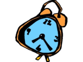 Sticker Custom Preview Image #078792 Household Miscellaneous Clock Tired Offbeat