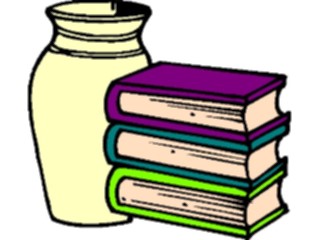 Sticker Custom Preview Image #078978 Household Miscellaneous Vase Books