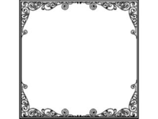 Sticker Custom Preview Image #078988 Household Miscellaneous Wrought Iron Frame