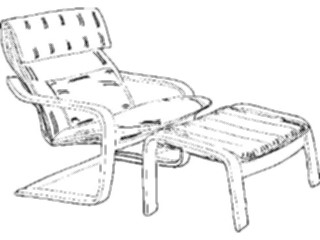 Sticker Custom Preview Image #079339 Interior Chair Ottoman