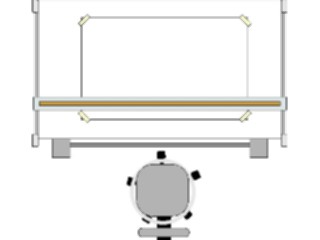 Sticker Custom Preview Image #079378 Interior Drafting Table Chair