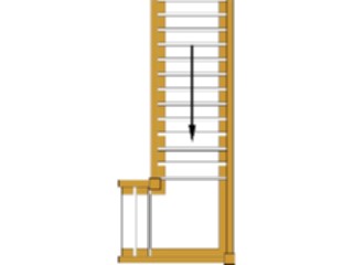 Sticker Custom Preview Image #079527 Interior Stairs Down3