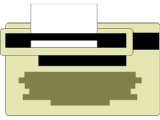 Sticker Custom Preview Image #079553 Interior Typewriter1