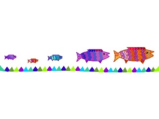 Sticker Custom Preview Image #079619 International Africa Animals Fish Border2