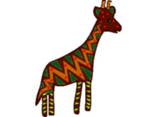 Sticker Custom Preview Image #079620 International Africa Animals Giraffe1