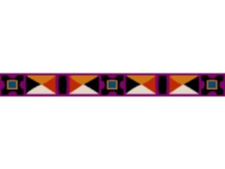 Sticker Custom Preview Image #079661 International Africa Art Design Border Horizontal08