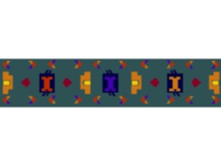 Sticker Custom Preview Image #079662 International Africa Art Design Border Horizontal09