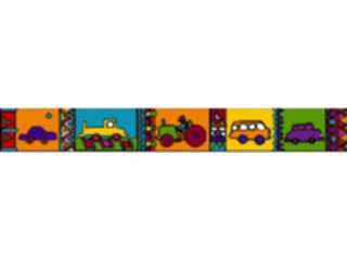 Sticker Custom Preview Image #079663 International Africa Art Design Border Horizontal10