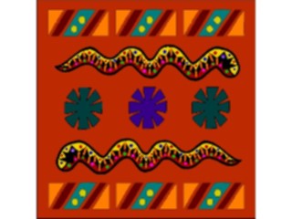 Sticker Custom Preview Image #079715 International Africa Art Design Design Snakes