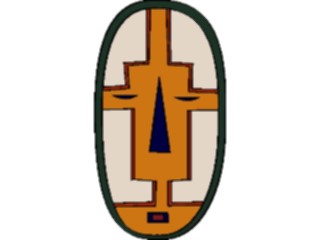 Sticker Custom Preview Image #079750 International Africa Art Design Mask06