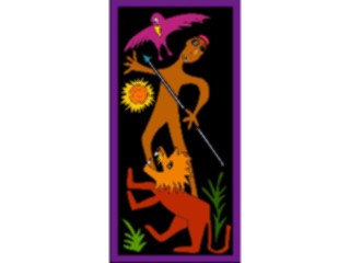 Sticker Custom Preview Image #079786 International Africa Art Design Tapestry2