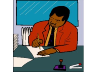 Sticker Custom Preview Image #079820 International Africa Occupations Businessman