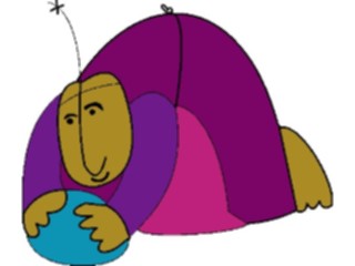 Sticker Custom Preview Image #079906 International Africa People Cartoons Stretching