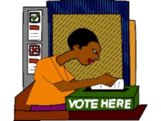 Sticker Custom Preview Image #079908 International Africa People Cartoons Voting
