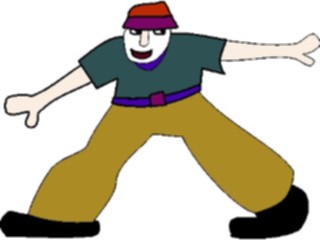 Sticker Custom Preview Image #079909 International Africa People Cartoons Walking