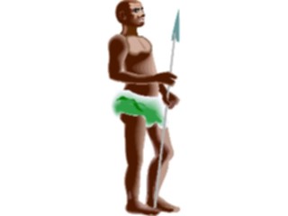 Sticker Custom Preview Image #079910 International Africa People Cartoons Warrior