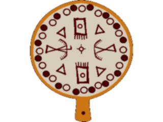 Sticker Custom Preview Image #079920 International Africa Tools Instruments Drum1