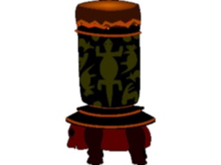 Sticker Custom Preview Image #079921 International Africa Tools Instruments Drum2