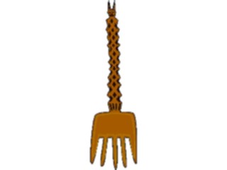 Sticker Custom Preview Image #079922 International Africa Tools Instruments Fork